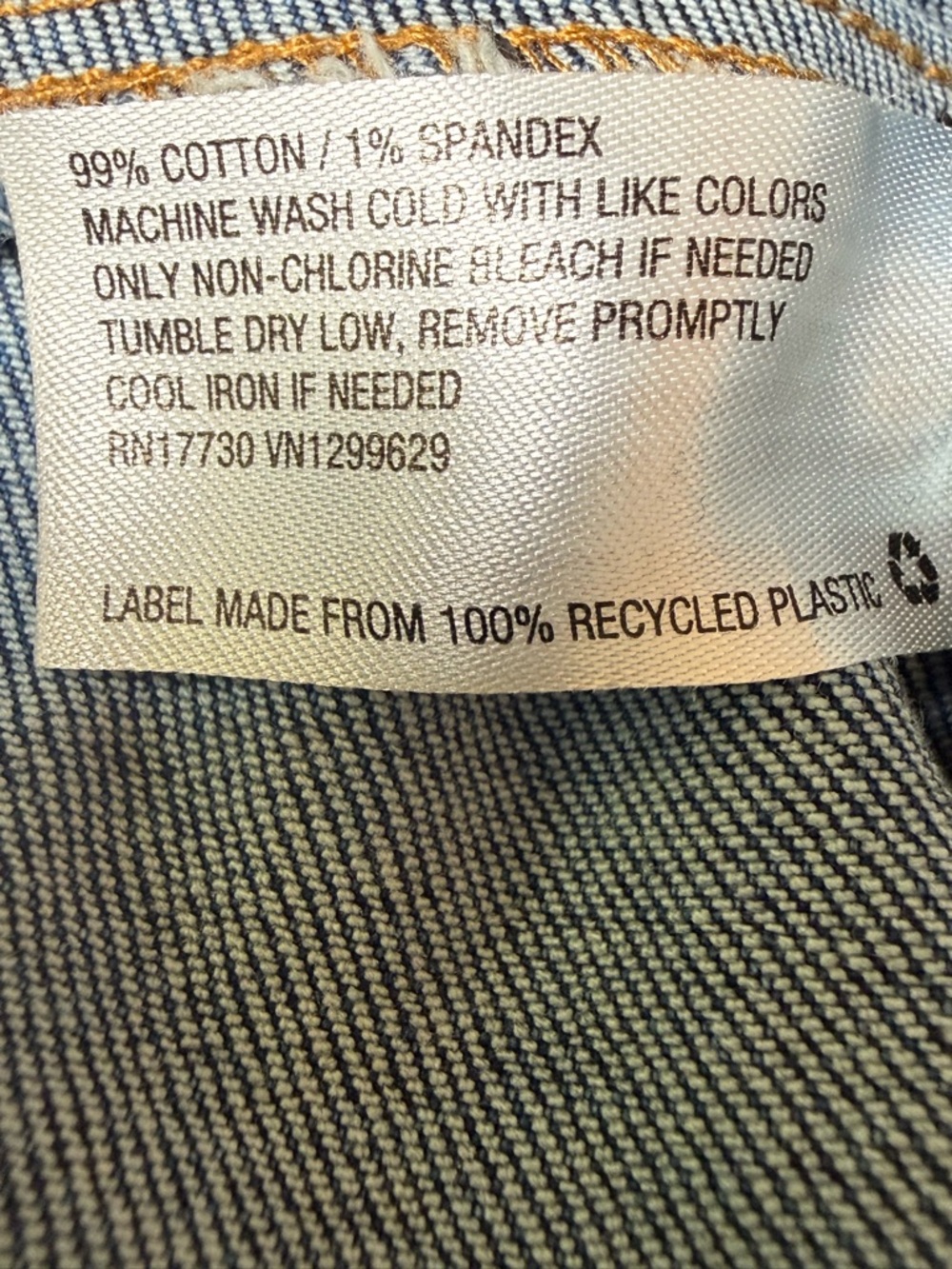 Wild Fable Denim Pleated Mini Skirt Size 6 Y2K Low Rise Blue Jean Skirt Sporty - Picture 8 of 9